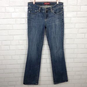 Women's Guess Inc Jeans with Rhinestne Details.